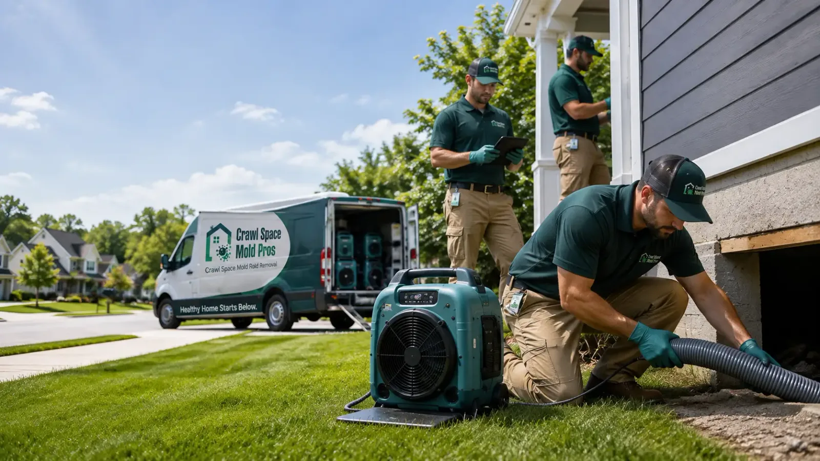 Crawl Space Mold Removal in Equality, IL